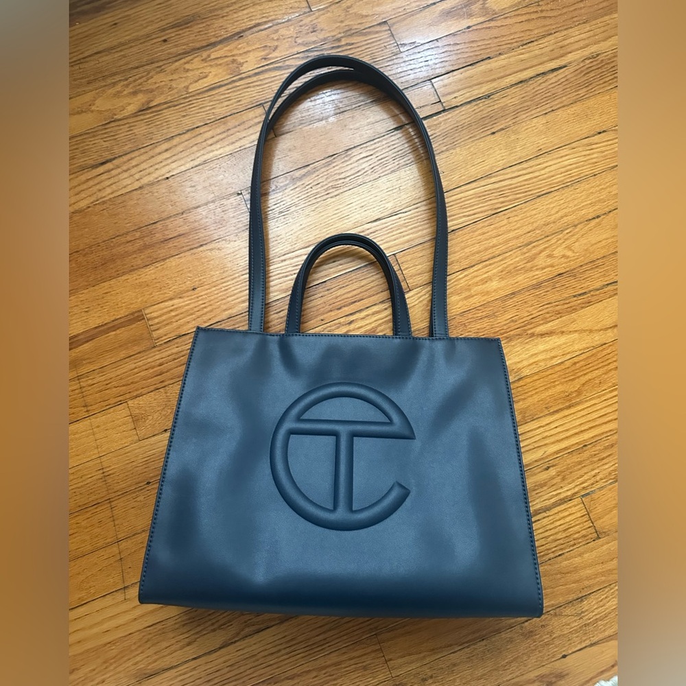 Telfar Navy Medium Shopper
